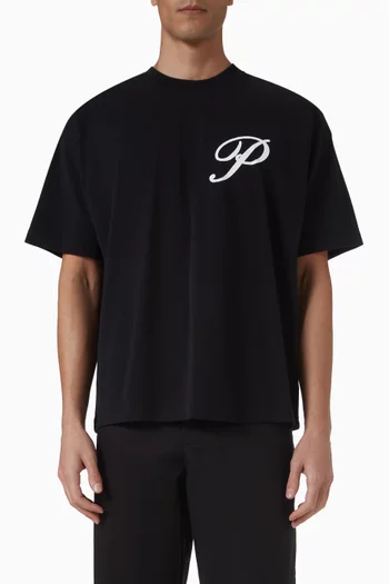 تي شيرت بطبعة مستوحاة من معرض الصور قطن