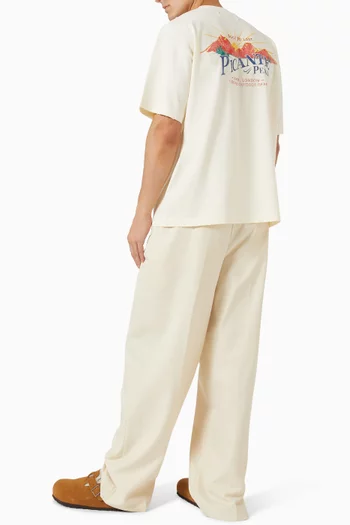 Peaks Patch T-shirt in Organic Cotton