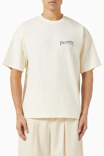 Peaks Patch T-shirt in Organic Cotton