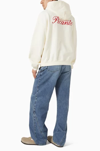 Tailor Chain Stitch Hoodie in Cotton