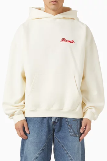 Tailor Chain Stitch Hoodie in Cotton