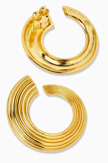 Croissance Illimitée Earrings in 18kt Gold Vermeil