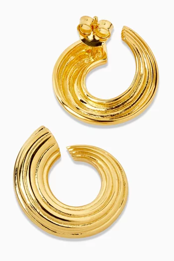Mini Croissance Illimitée Earrings in 18kt Gold Vermeil