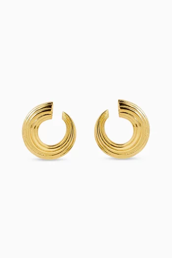 Mini Croissance Illimitée Earrings in 18kt Gold Vermeil