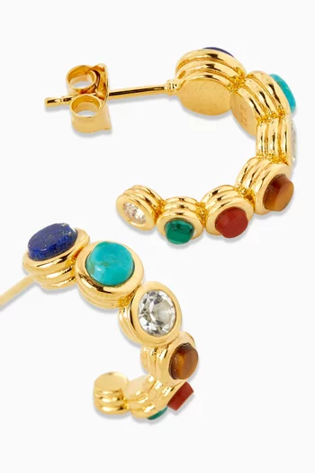 Théorie des Couleurs Earrings in 18kt Gold Vermeil