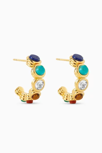 Théorie des Couleurs Earrings in 18kt Gold Vermeil