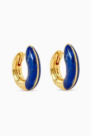Locus Solus Lapis Earrings in 18kt Gold Vermeil