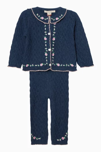Rosier Knit Pants in Cotton Blend