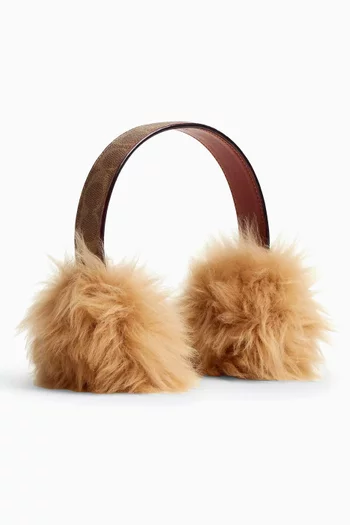 Signature Shearling Earmuffs