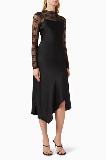 فستان ياسميلز بأجزاء دانتيل