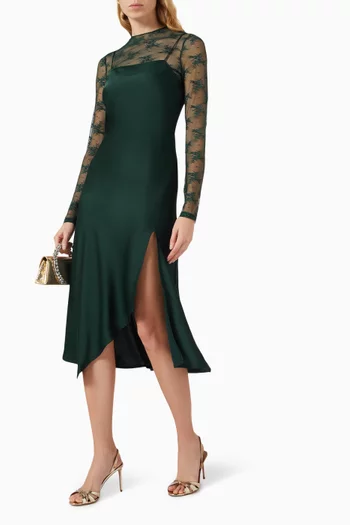 فستان ياسميلز بأجزاء دانتيل