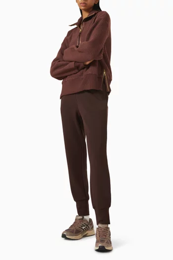 Roselle Half-zip Sweater in Fleece