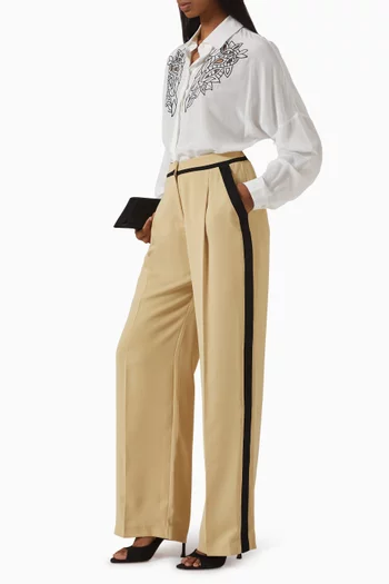 Cinched-waist Midi Dress