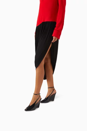 Arcadia 95 Vitellino Pumps in Patent Leather