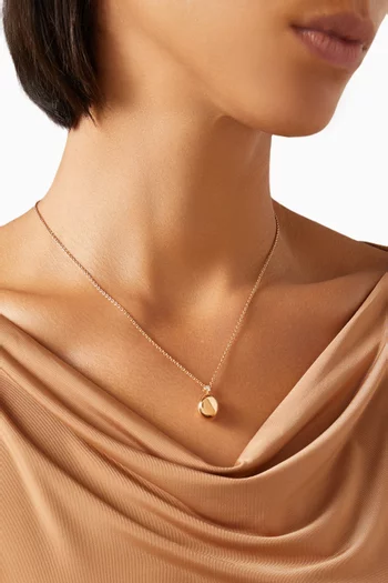 Petite Pendant Necklace in 18kt Rose Gold