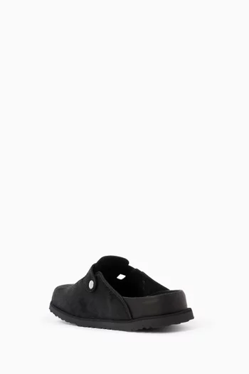 Boston Pony Hair Clogs