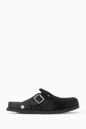 Boston Pony Hair Clogs