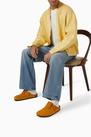 Boston Cap Clogs in Suede