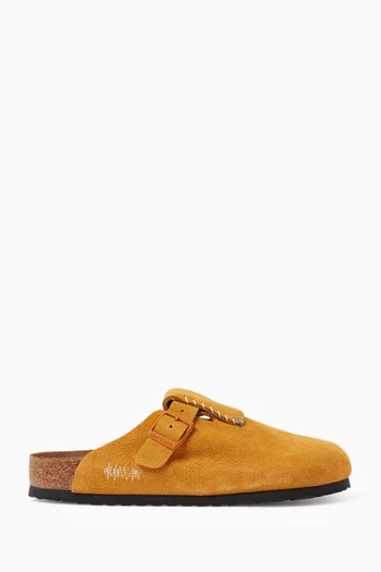 Boston Cap Clogs in Suede