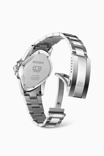 PEA001 Automatic Stainless Steel & Ceramic Watch, 45 x 40mm