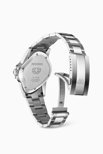 PEA001 Automatic Stainless Steel & Ceramic Watch, 45 x 40mm