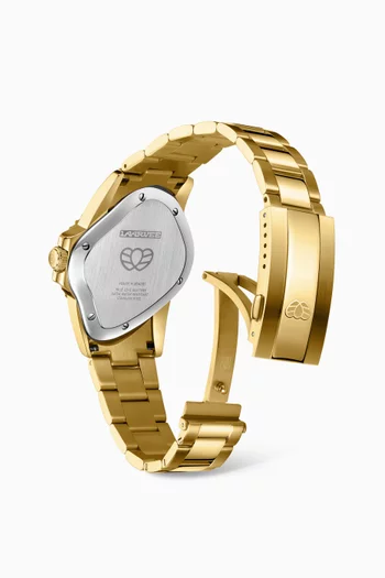 PEA001 Automatic Stainless Steel & Ceramic Watch, 45 x 40mm