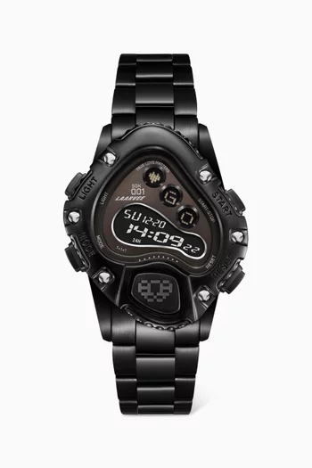 Sinngouki SGK001 Digital Stainless Steel Watch, 41 x 47.5mm