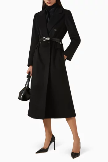 Scarlett Maxi Coat in Cashmere-blend