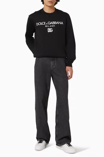 بنطال جينز باهت دينم