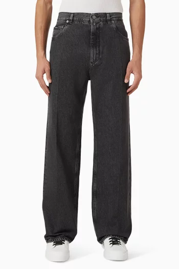 بنطال جينز باهت دينم