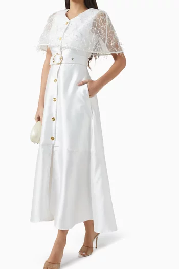 فستان بكاب وحزام