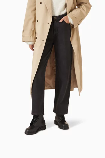 1460 Mono 8-eye Boots in Leather