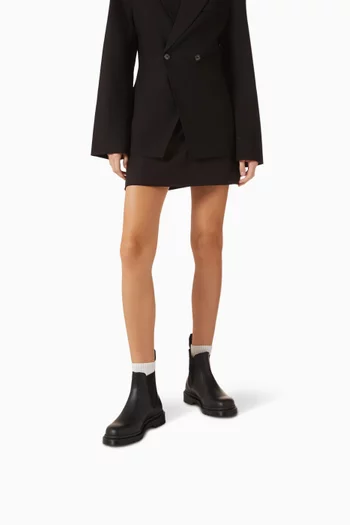 2976 Mono Chelsea Boots in Leather