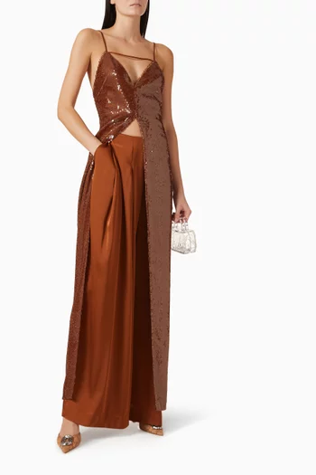 Tara Pants in Satin
