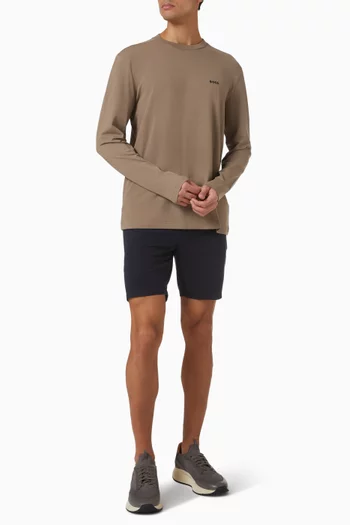 تي شيرت بأكمام طويلة قطن جيرسيه