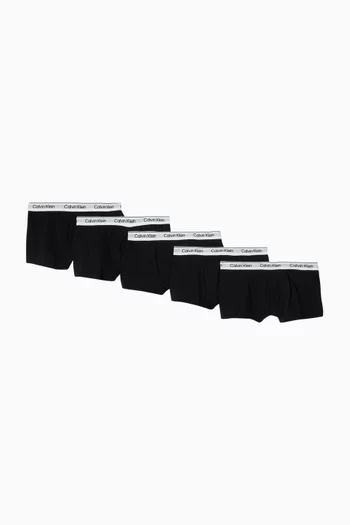 Trunks in Icon Cotton Stretch, Set of 5