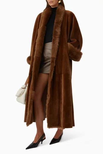 Sima Coat in Premium Merino Shearling