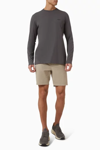 تي شيرت بأكمام طويلة قطن جيرسيه