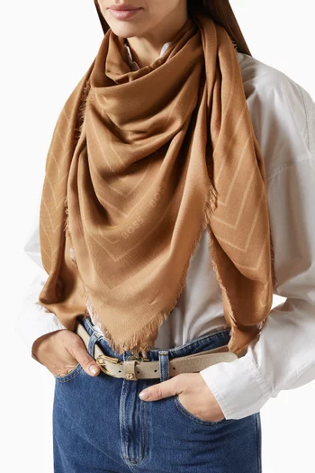 Laik Logo Scarf in Voile