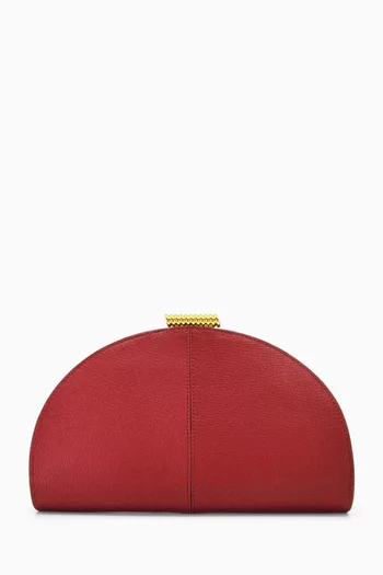 Zamora Clutch Bag in Saffiano Leather