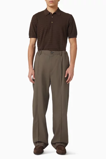 Knitted Polo Shirt in Cotton