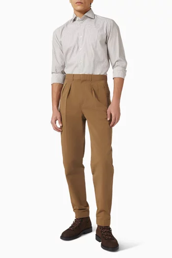 Check Shirt in Cotton Twill