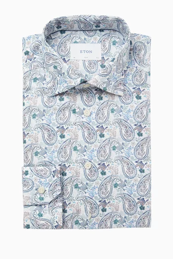 Motif Shirt in Cotton & TENCEL™ Lyocell