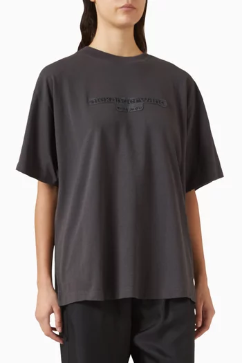 تي شيرت مطرز بشعار الماركة جيرسيه