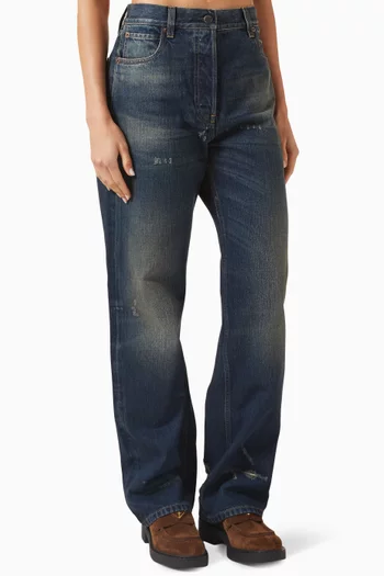 Straight-fit Jeans in Denim