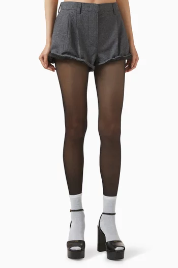 Grisaille Shorts in Wool