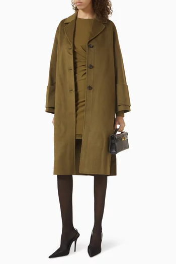 معطف ترنش ايليليا حرير وكشمير