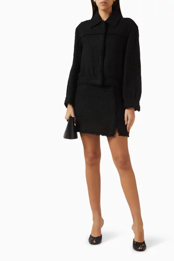 Neo Bomber Jacket in Tweed