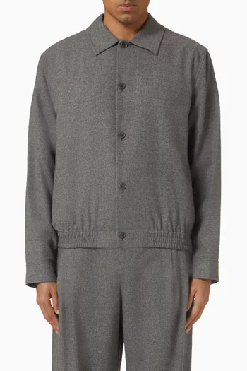Ernie Shirt Jacket in Wool