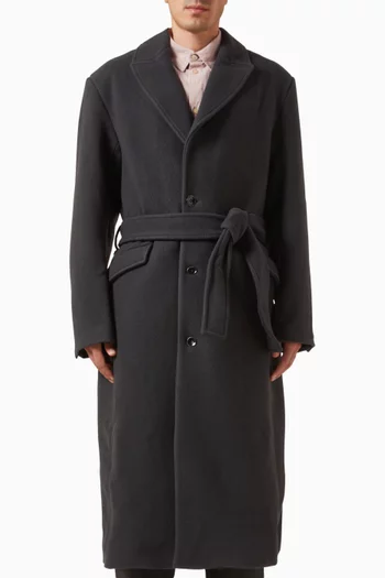 معطف أربان مزيج صوف بكر